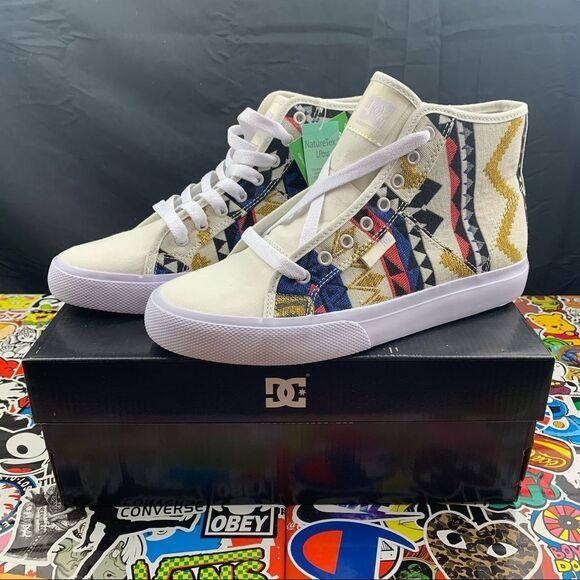 DC Manual Hi Knit Boho Women’s Sneakers Multiple Sizes - Picture 1 of 10